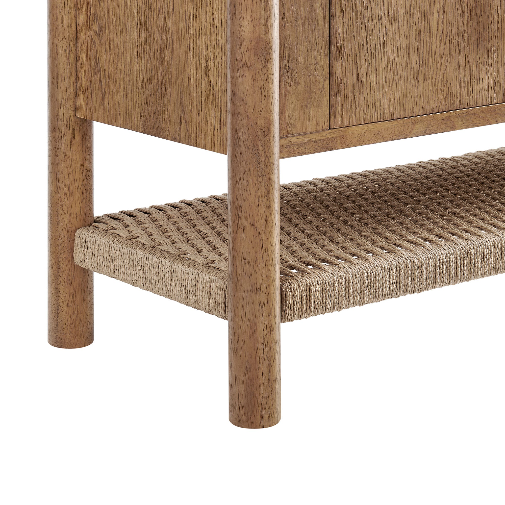 Taschen 4-Door Wood Sideboard Cabinet - Weathered Oak Natural