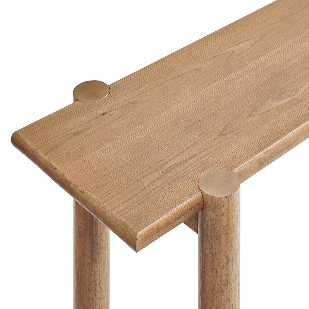 Taschen Console Table - Weathered Oak