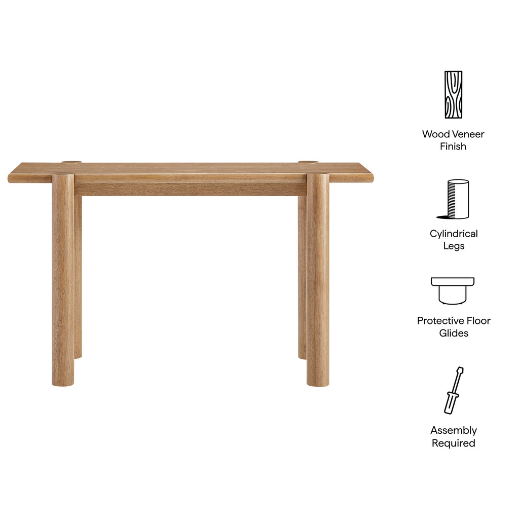 Taschen Console Table - Weathered Oak