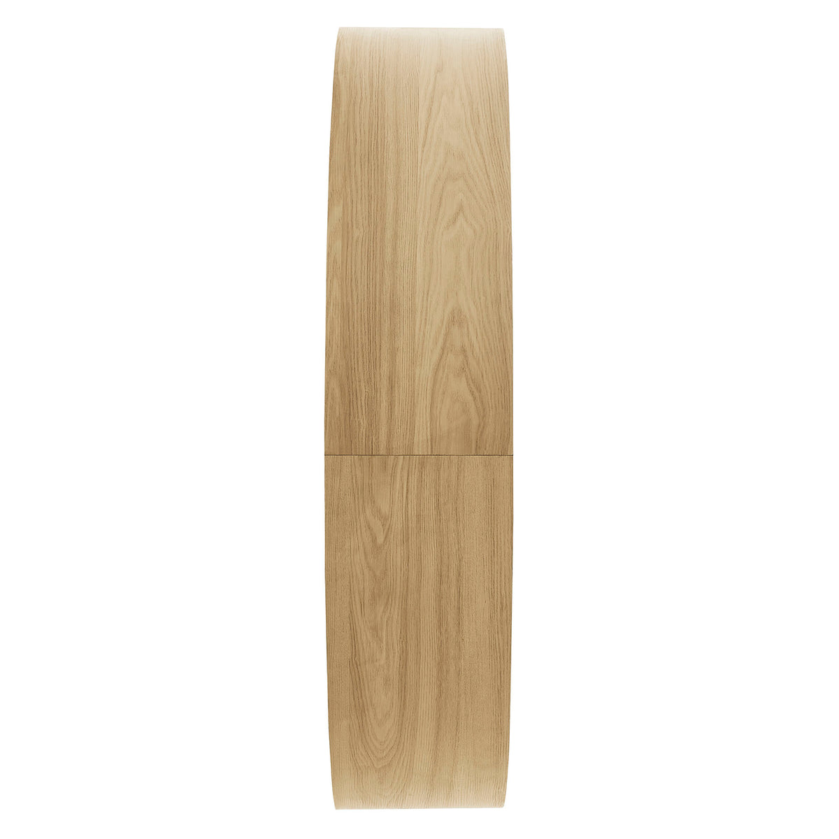 Romy 47" Round Wall Book Shelf - Natural