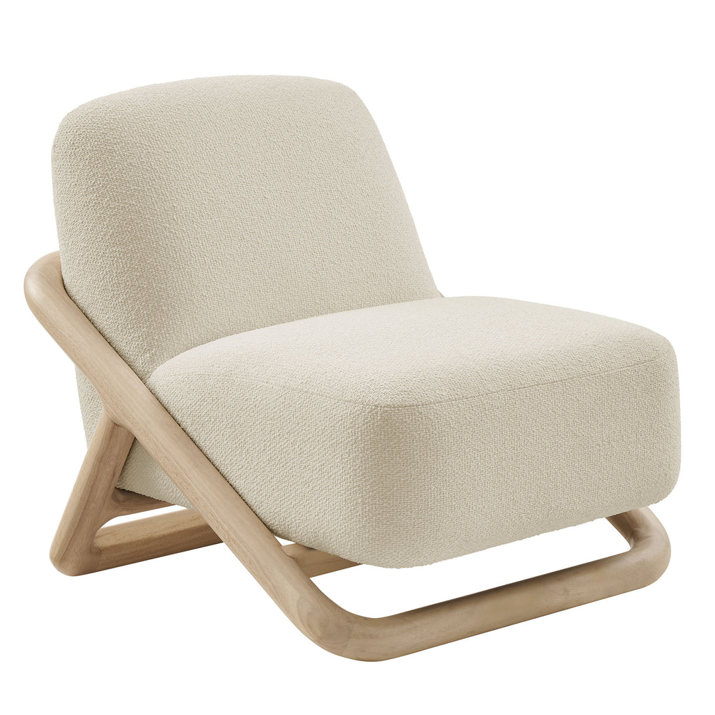 Vander Textured Fabric Accent Chair - Oak Marble (EEI-7773-OAK-CRE)