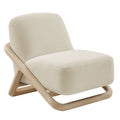Vander Textured Fabric Accent Chair - Oak Marble (EEI-7773-OAK-CRE)
