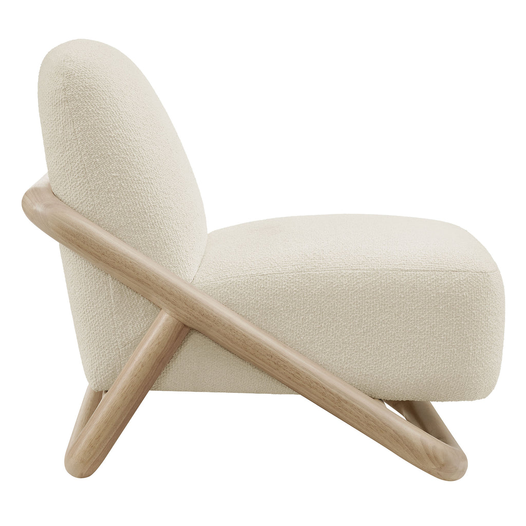 Vander Textured Fabric Accent Chair - Oak Marble (EEI-7773-OAK-CRE)