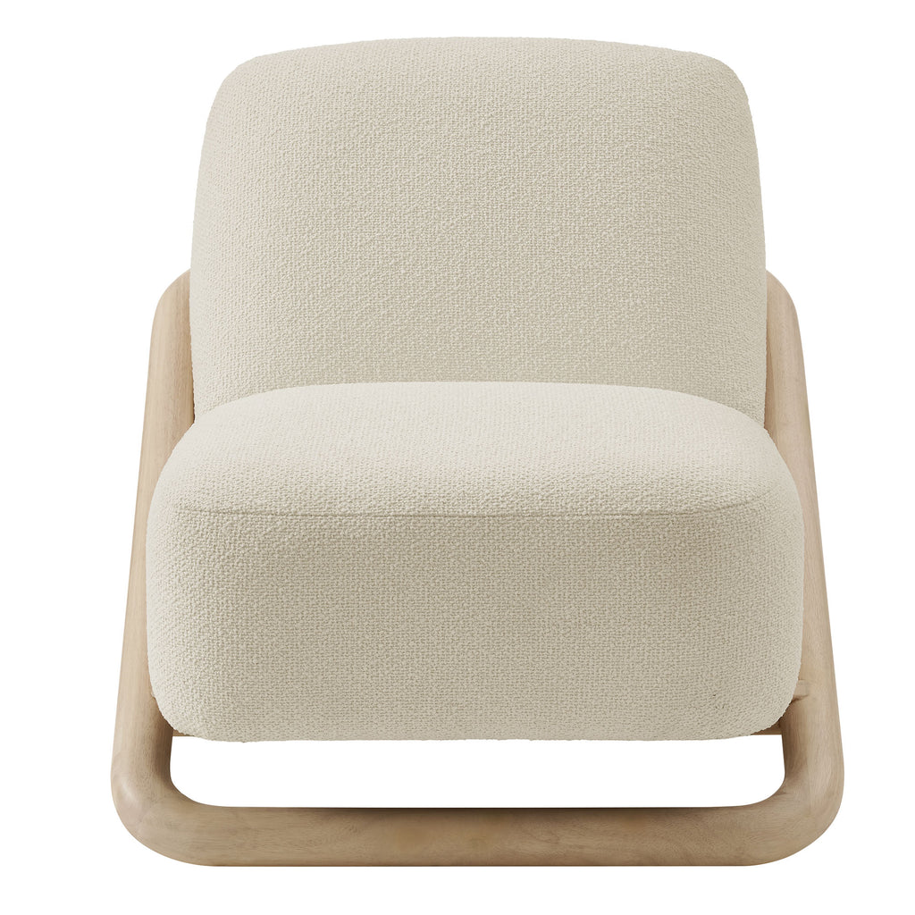 Vander Textured Fabric Accent Chair - Oak Marble (EEI-7773-OAK-CRE)