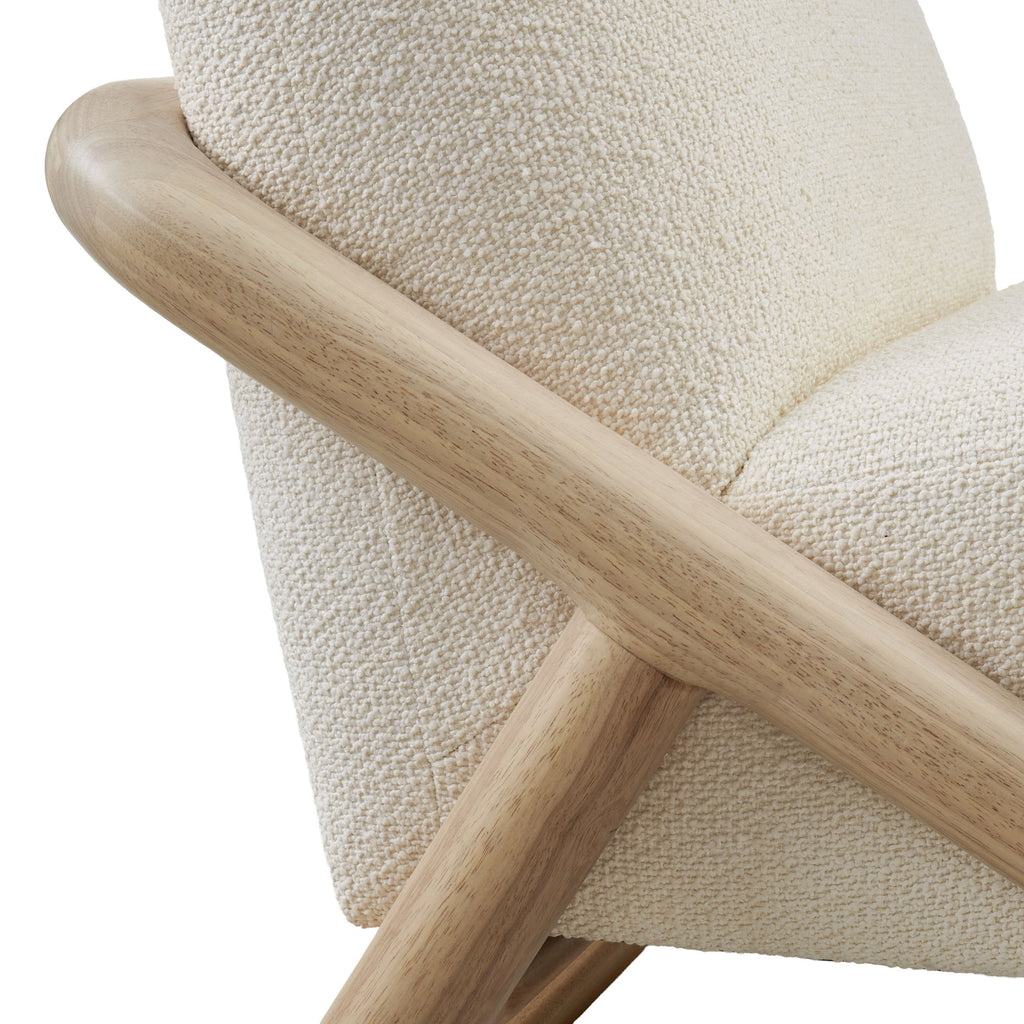 Vander Textured Fabric Accent Chair - Oak Marble (EEI-7773-OAK-CRE)