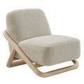 Vander Textured Fabric Accent Chair - Oak Marble (EEI-7773-OAK-MRB)