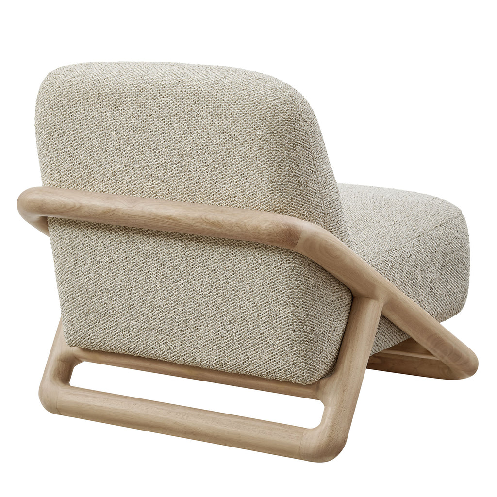 Vander Textured Fabric Accent Chair - Oak Marble (EEI-7773-OAK-MRB)