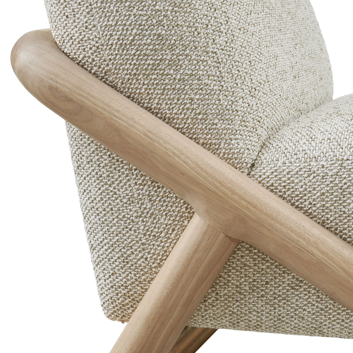 Vander Textured Fabric Accent Chair - Oak Marble (EEI-7773-OAK-MRB)