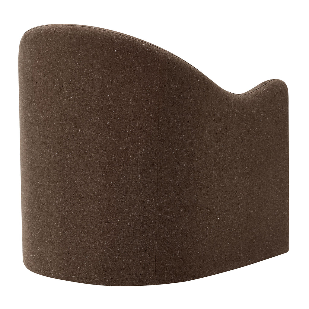 Bardot Slipcovered Linen Blend Accent Chair - Cocoa