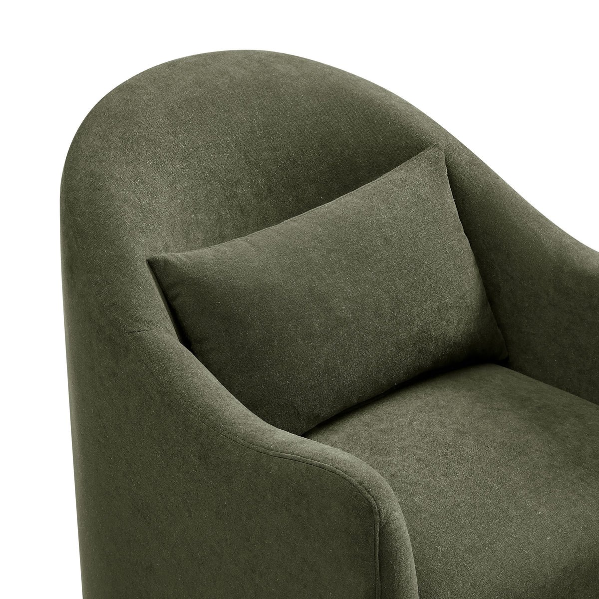 Bardot Slipcovered Linen Blend Accent Chair - Sage