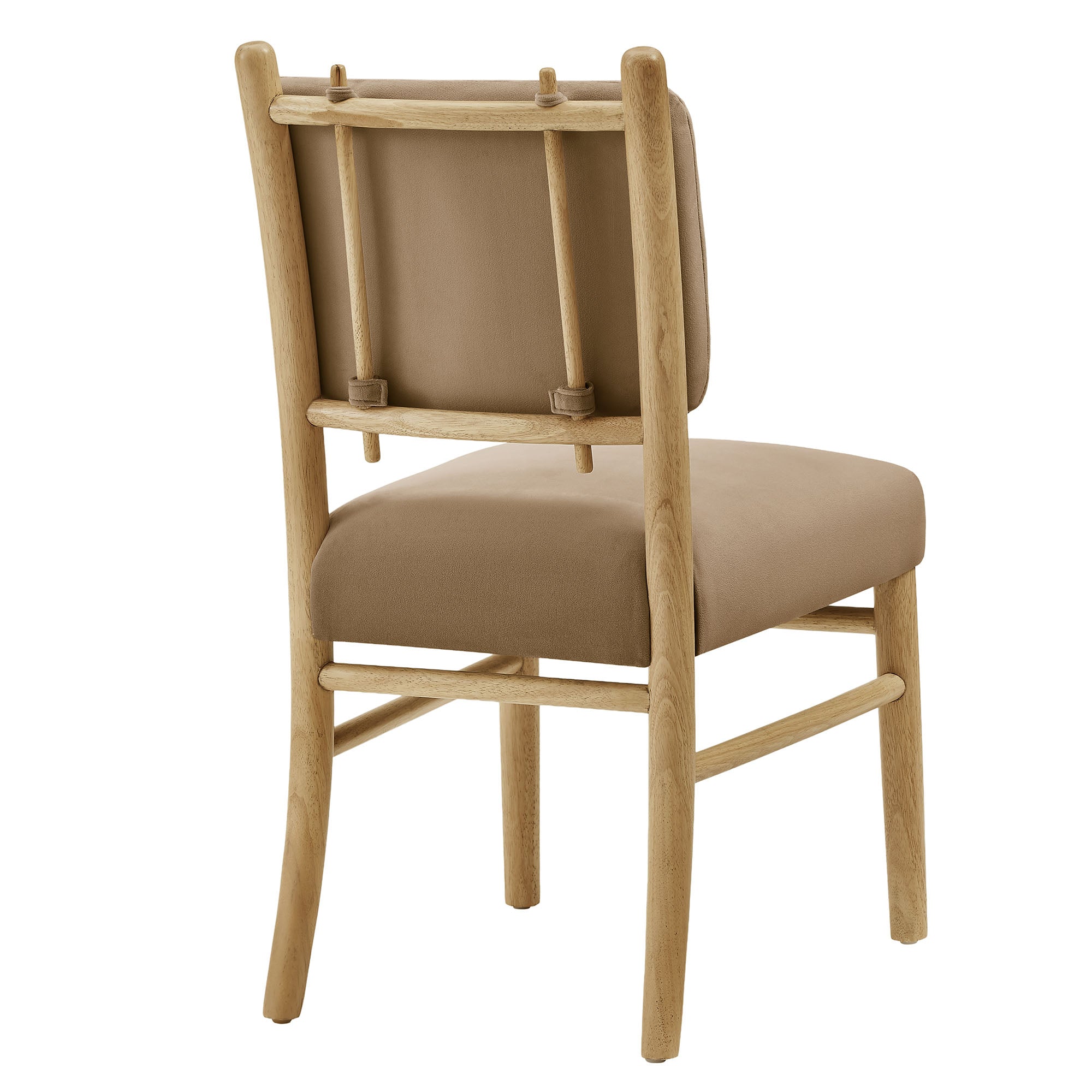 Mauden Performance Velvet Dining Side Chairs Set of 2 - Taupe