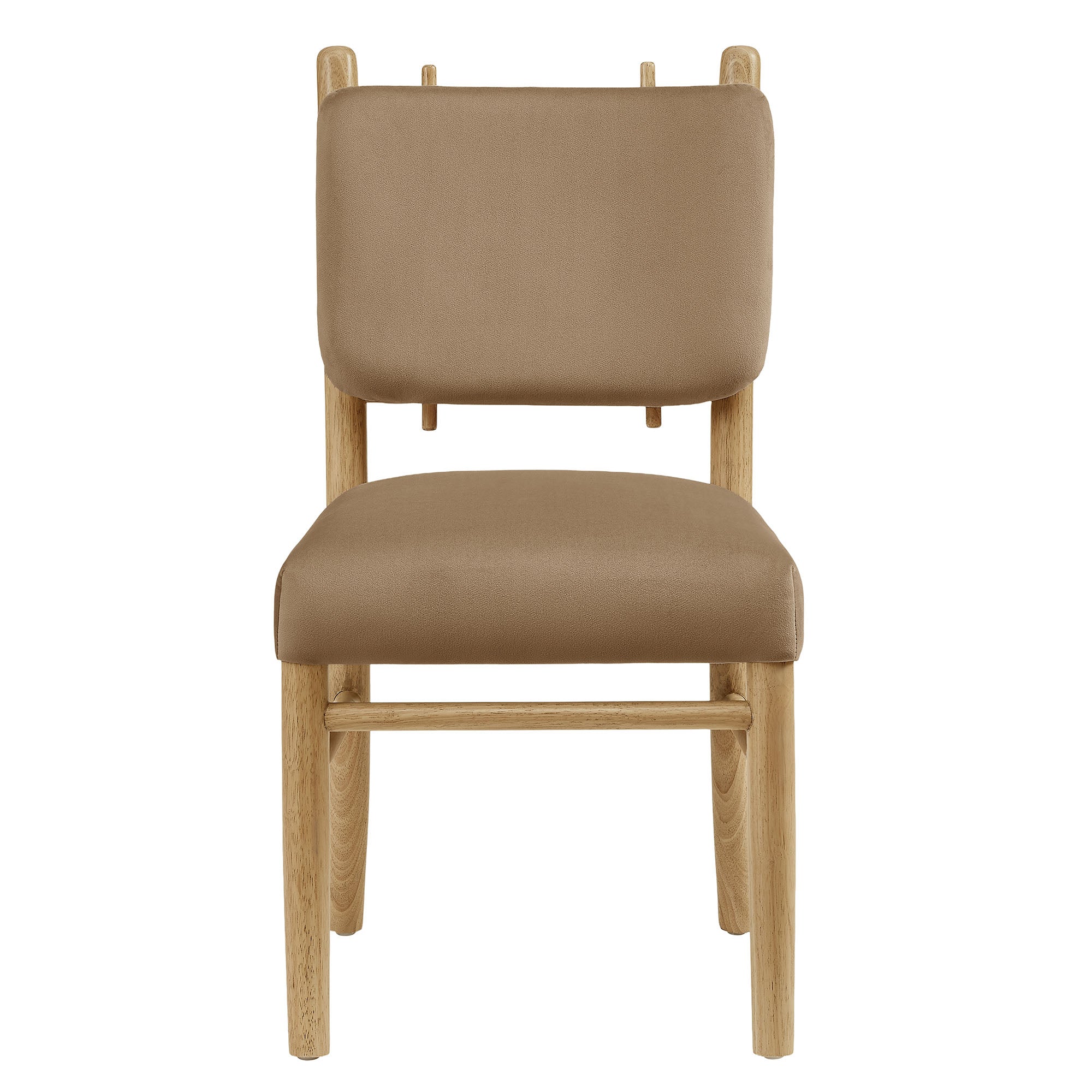 Mauden Performance Velvet Dining Side Chairs Set of 2 - Taupe