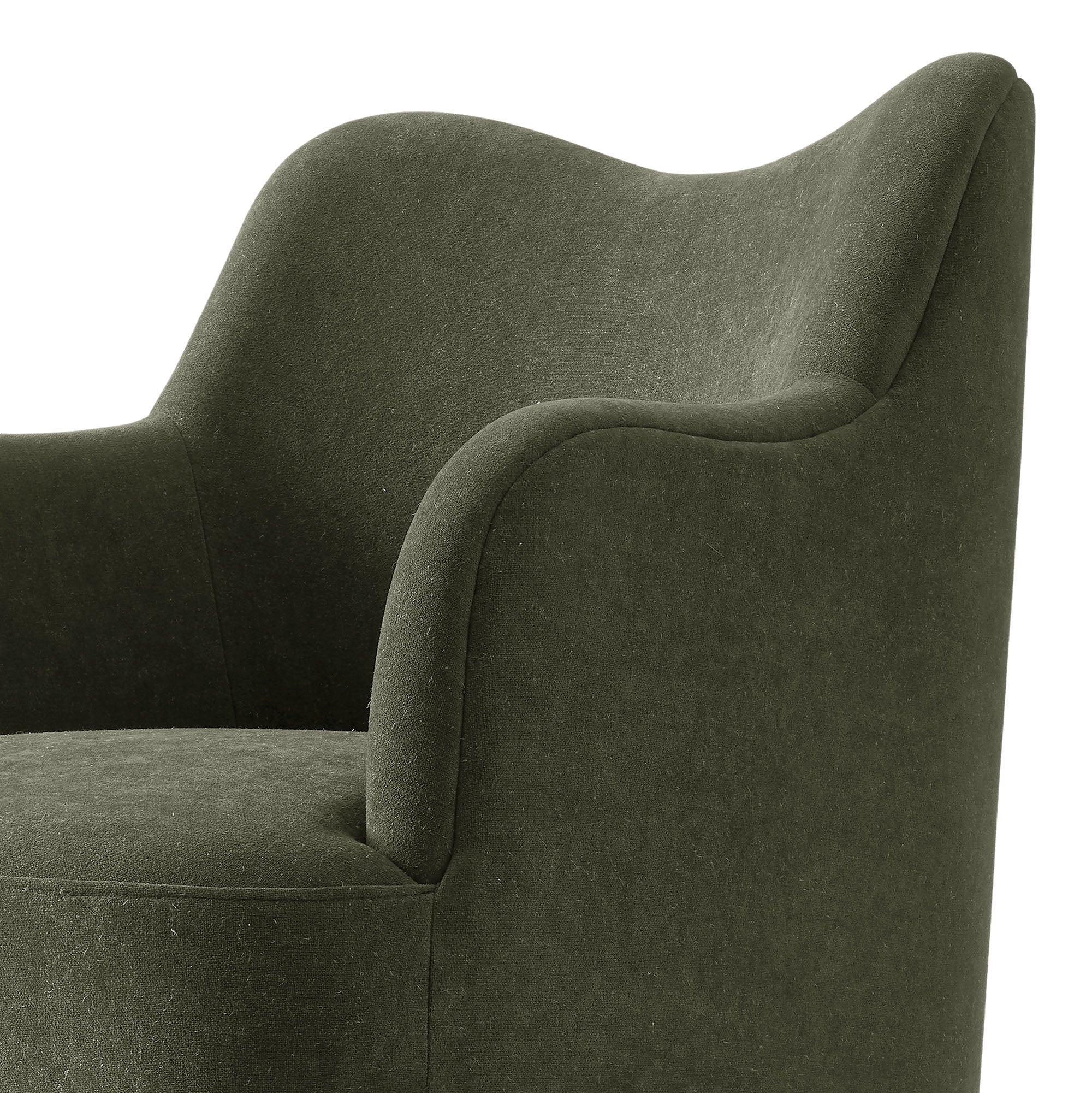 Cordelle Linen Blend Swivel Dining Chair - Sage
