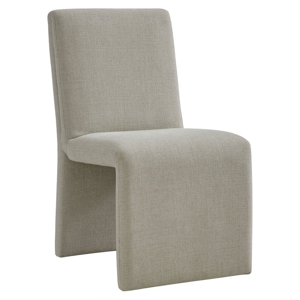 Emory Upholstered Fabric Dining Side Chair Set of 2 - Linen