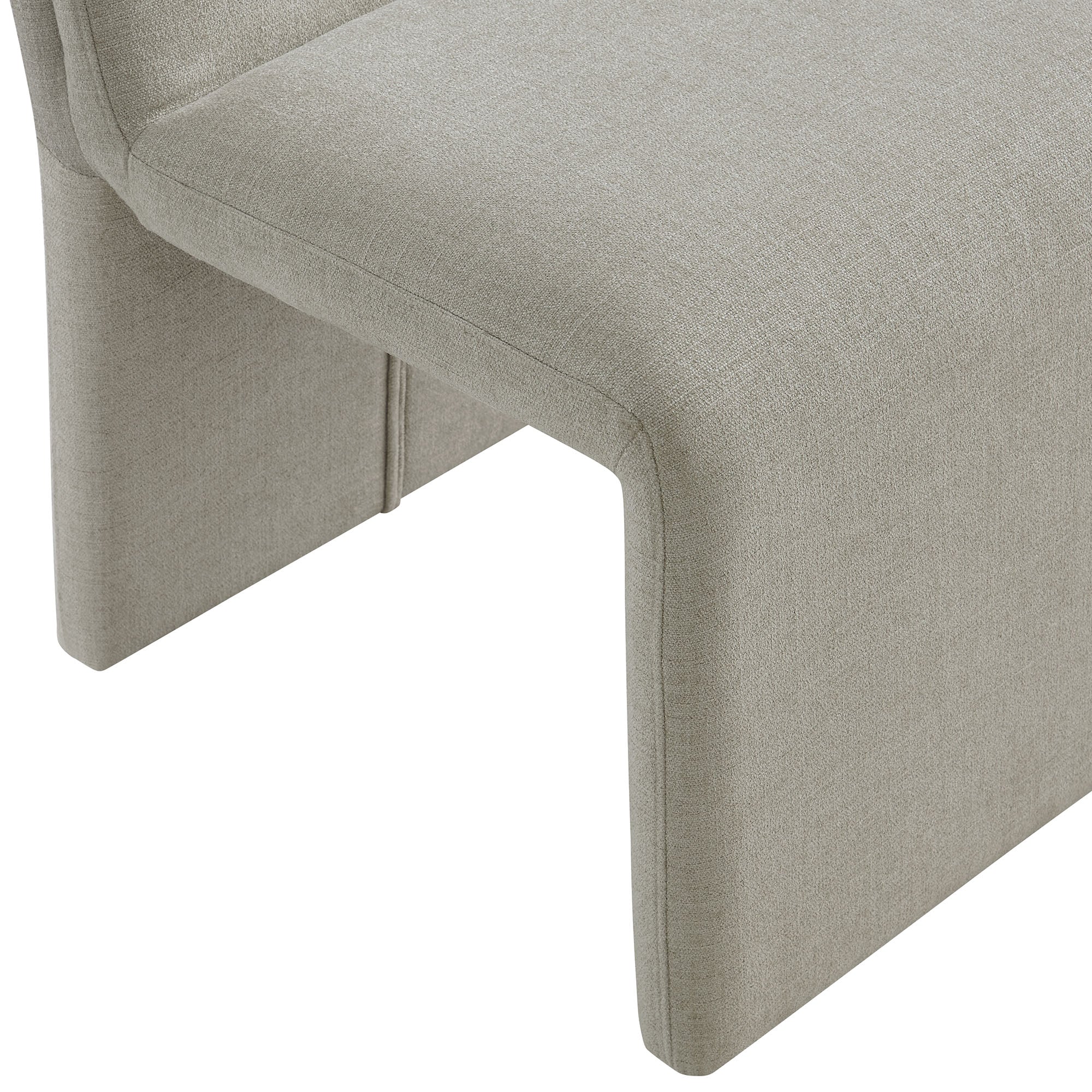 Emory Upholstered Fabric Dining Side Chair Set of 2 - Linen