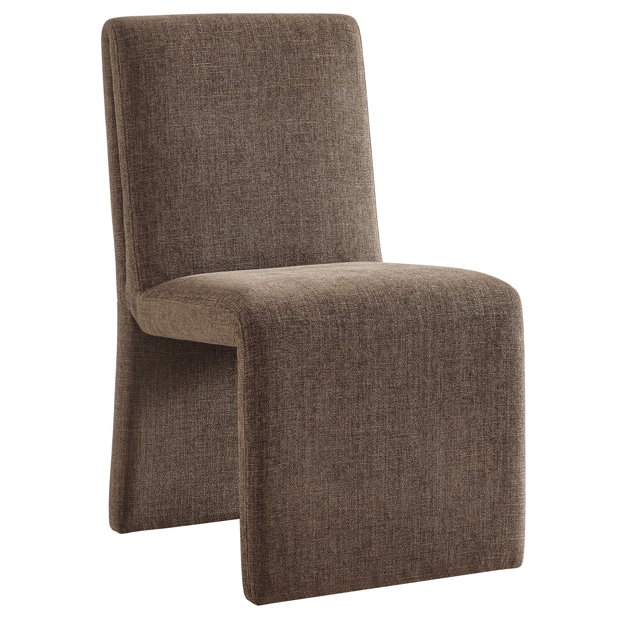 Emory Upholstered Fabric Dining Side Chair Set of 2 - Mocha