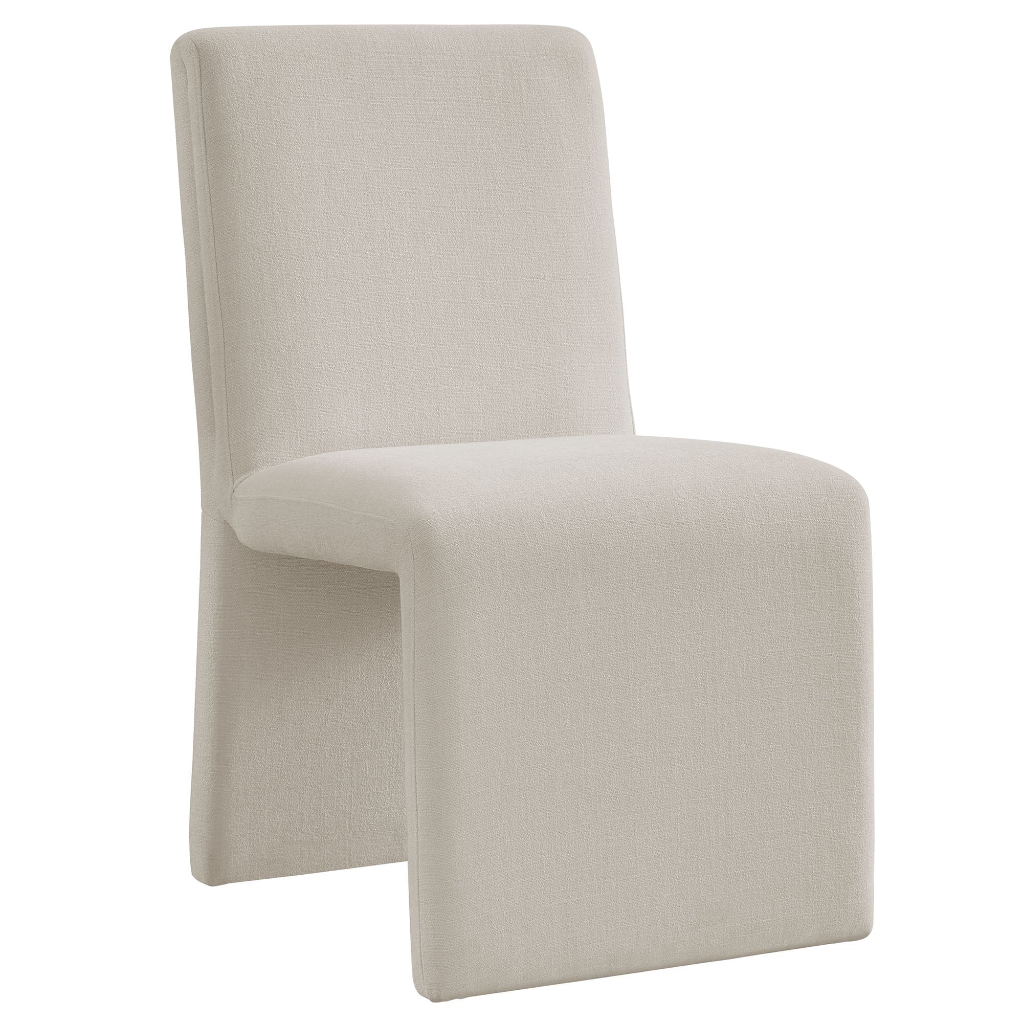 Emory Upholstered Fabric Dining Side Chair Set of 2 - Salt