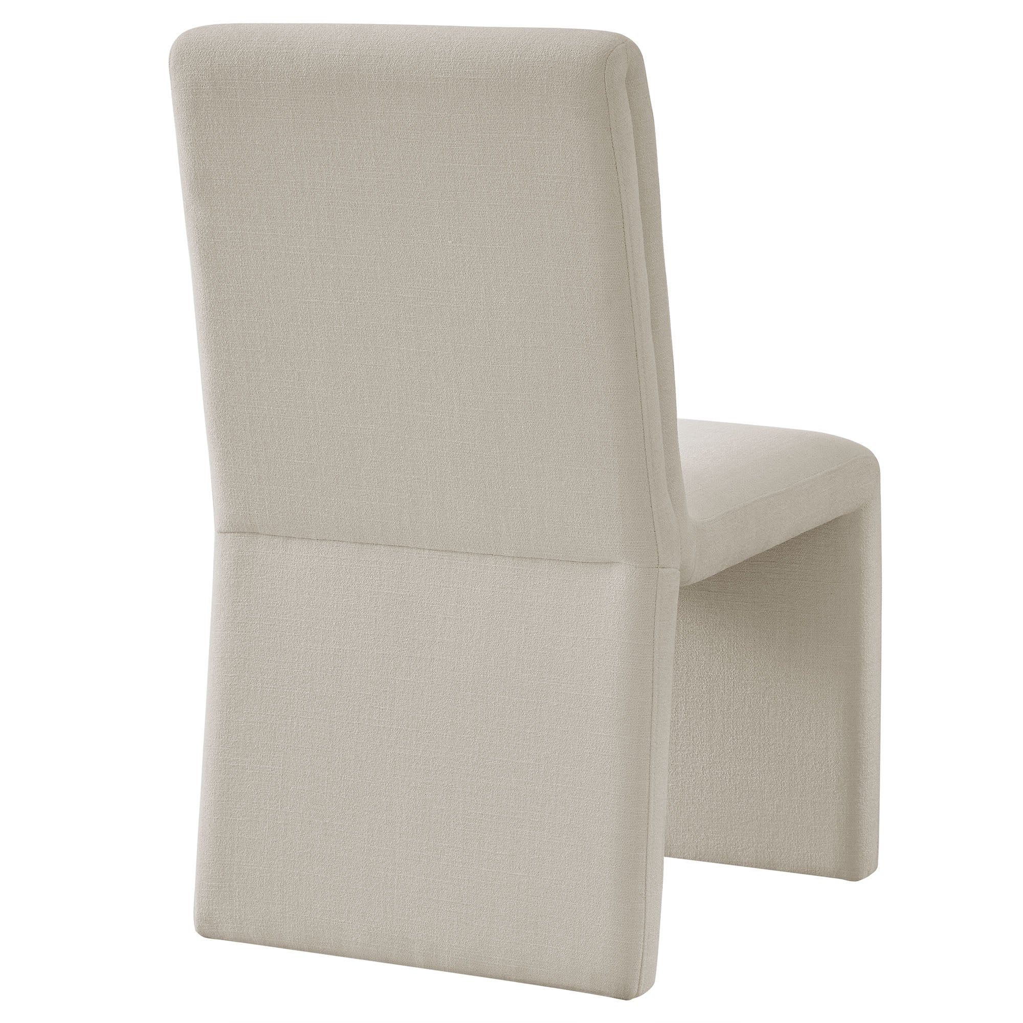 Emory Upholstered Fabric Dining Side Chair Set of 2 - Salt