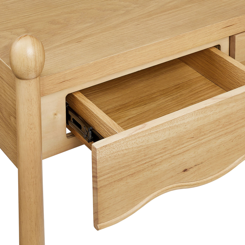 Darcy 62 Inch Wood Computer Desk - Oak