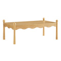 Darcy 46 Inch Wood Coffee Table - Oak