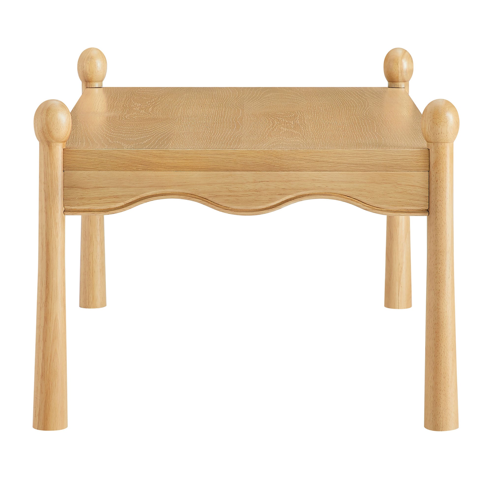 Darcy 46 Inch Wood Coffee Table - Oak