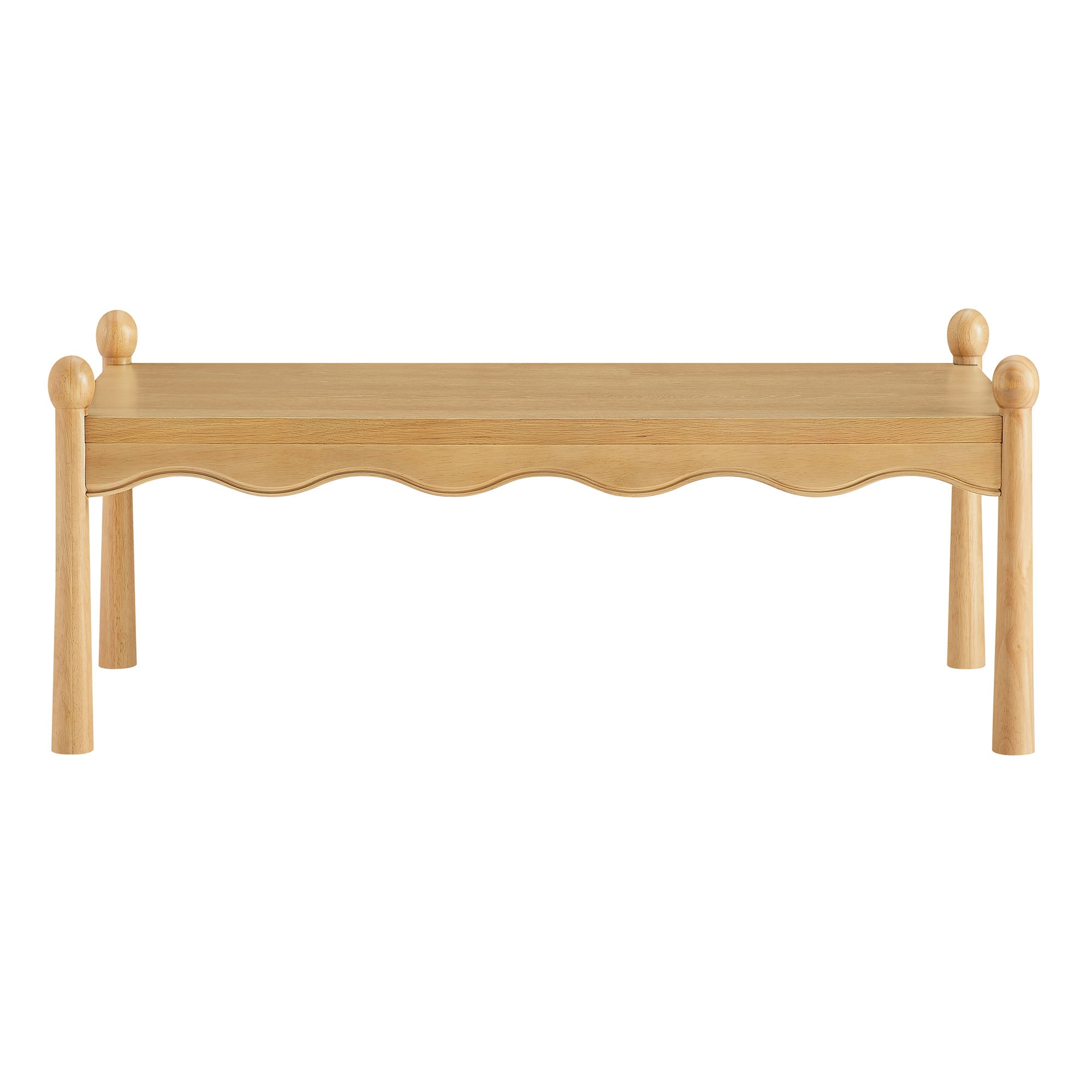 Darcy 46 Inch Wood Coffee Table - Oak