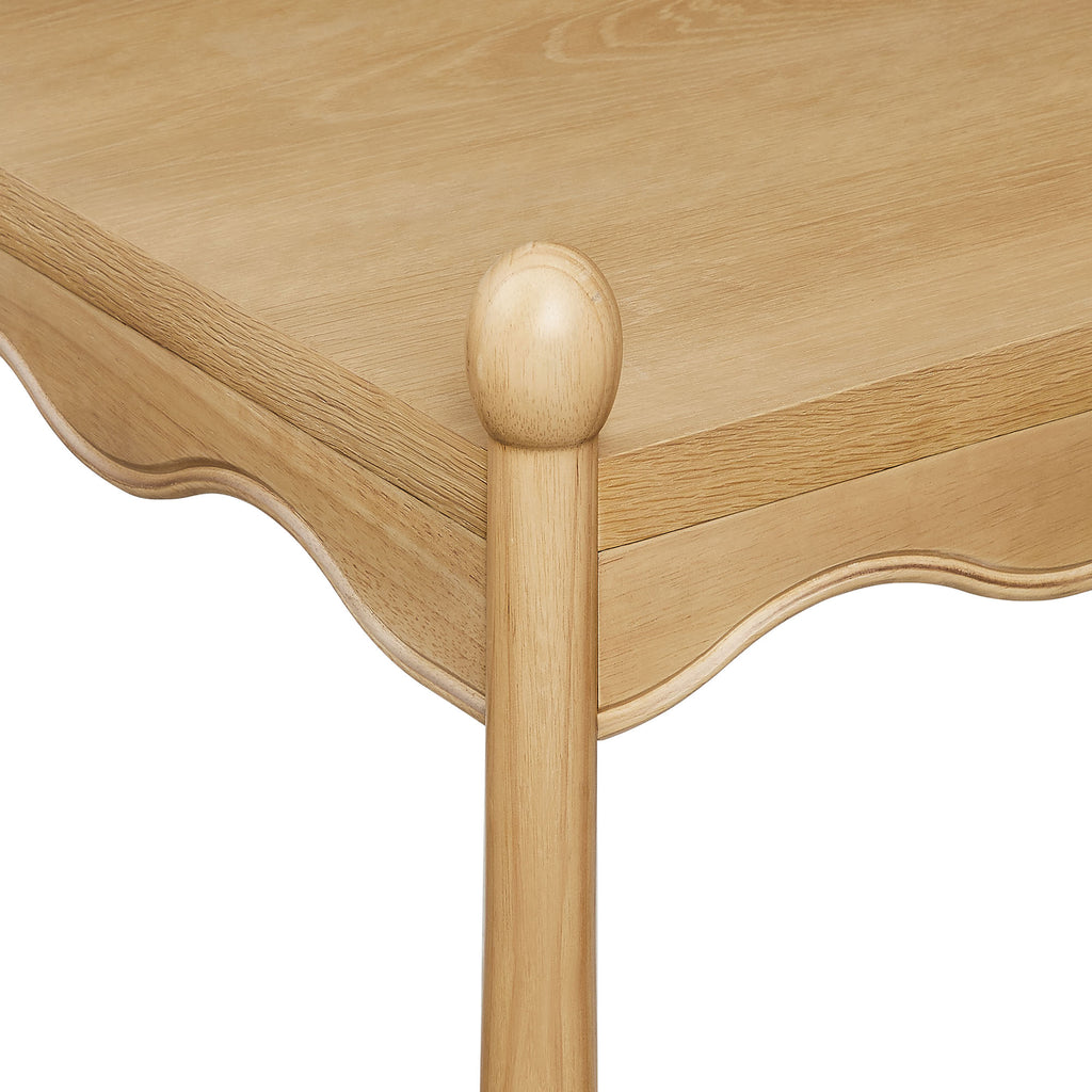 Darcy 46 Inch Wood Coffee Table - Oak