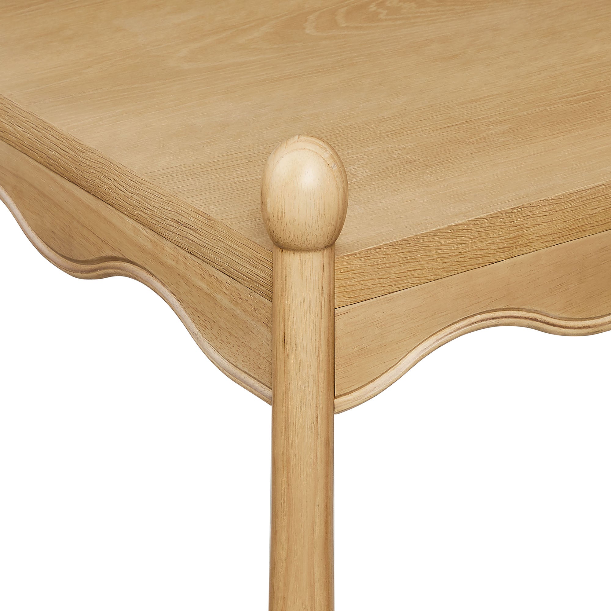 Darcy 46 Inch Wood Coffee Table - Oak