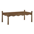 Darcy 46 Inch Wood Coffee Table - Walnut