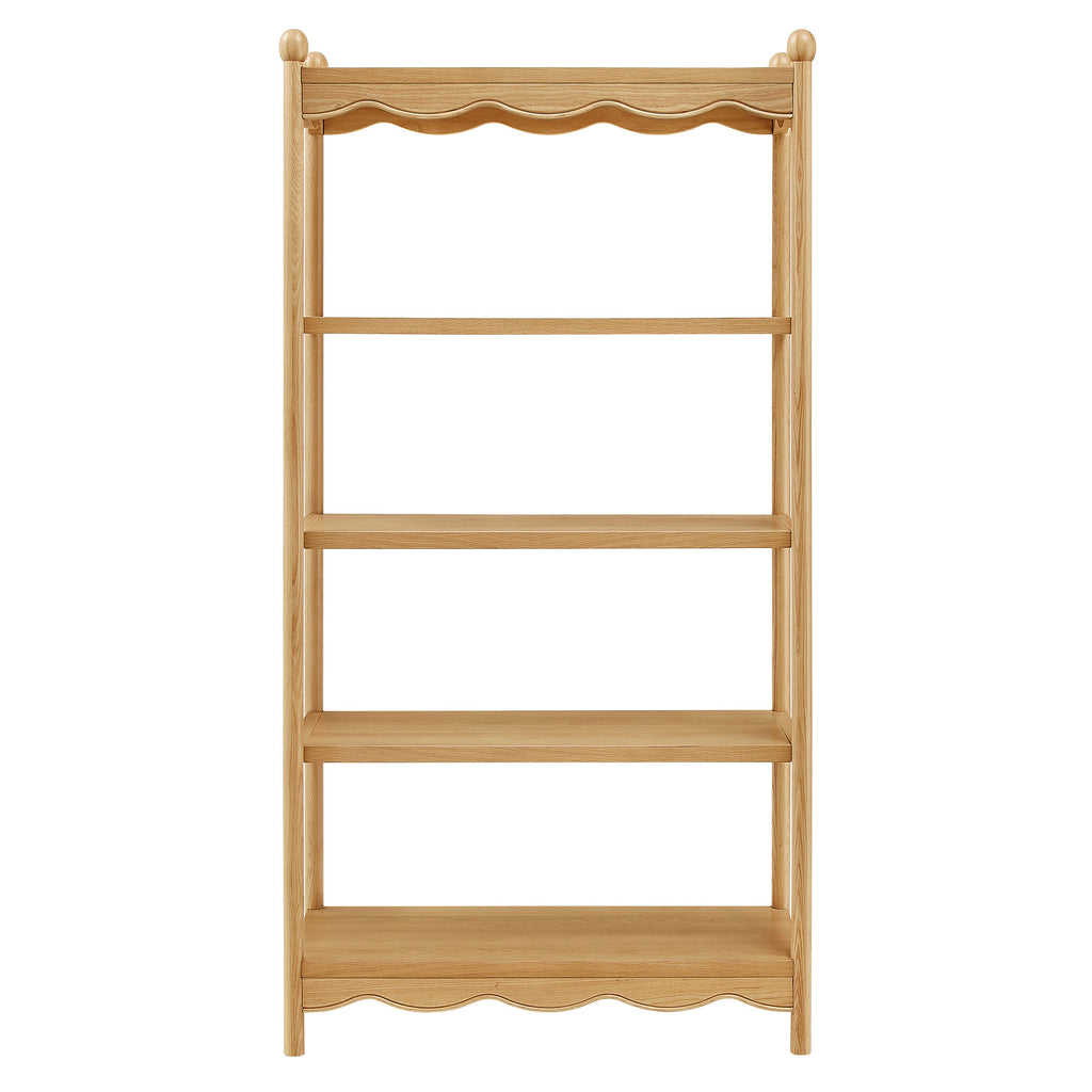Darcy 4-Tier Open Bookcase - Oak