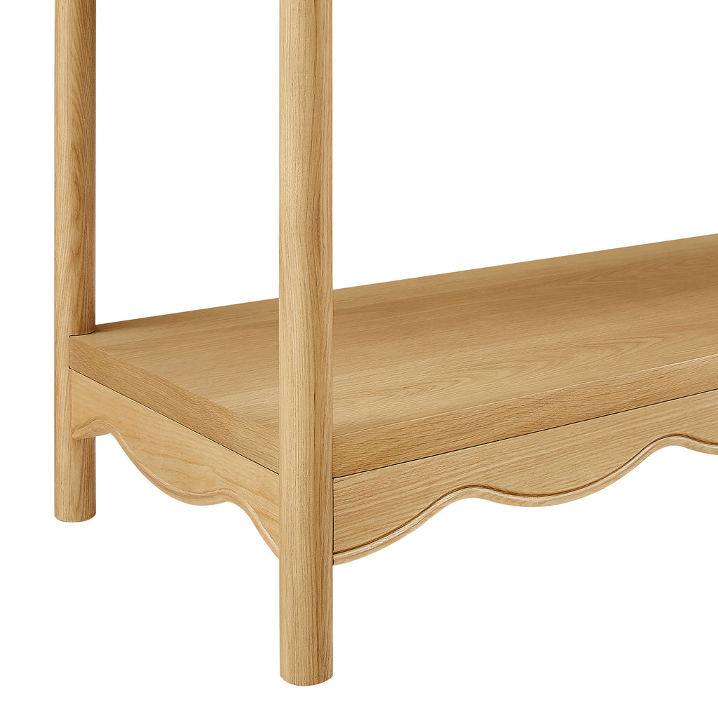 Darcy 4-Tier Open Bookcase - Oak