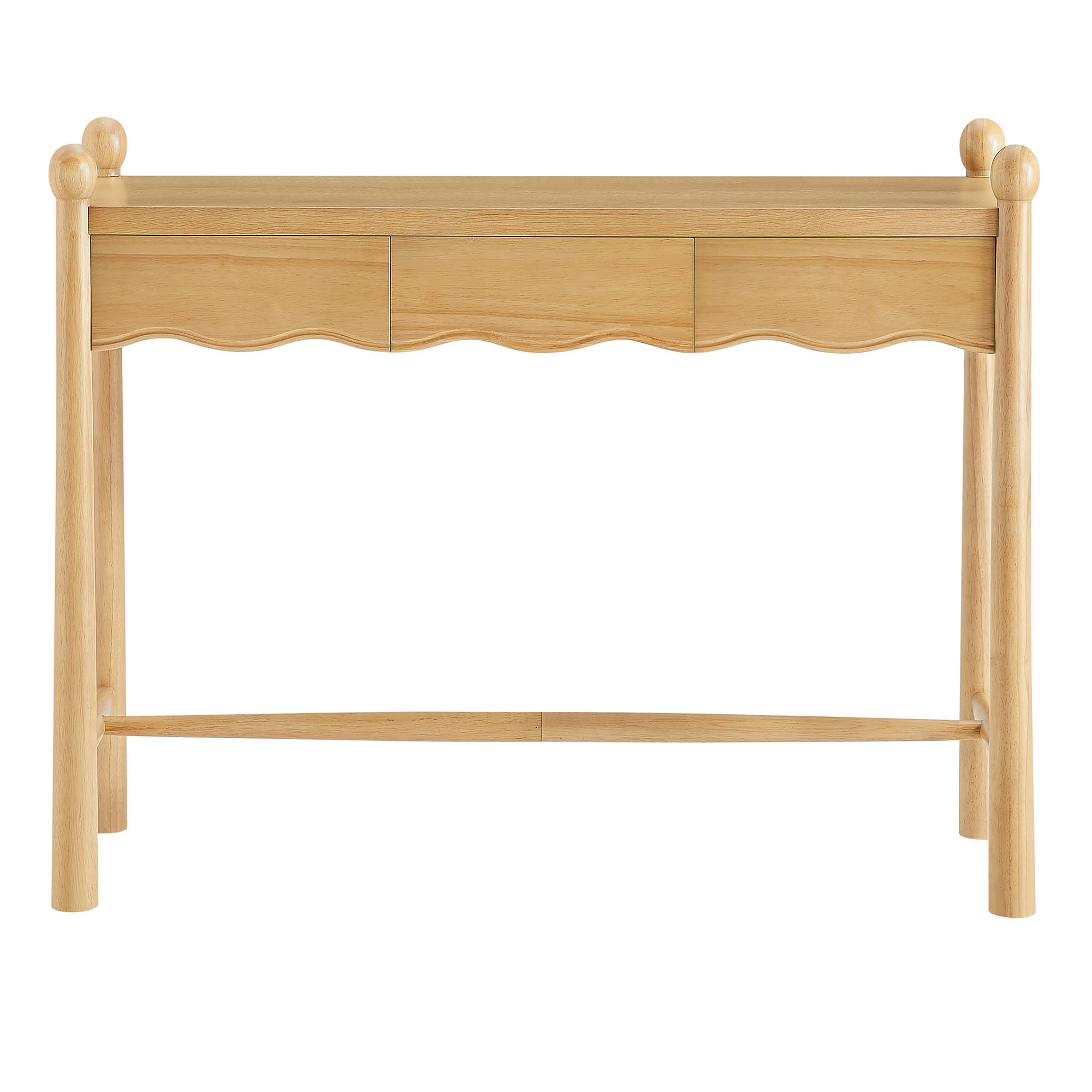 Darcy 44 Inch Wood Console Table - Oak