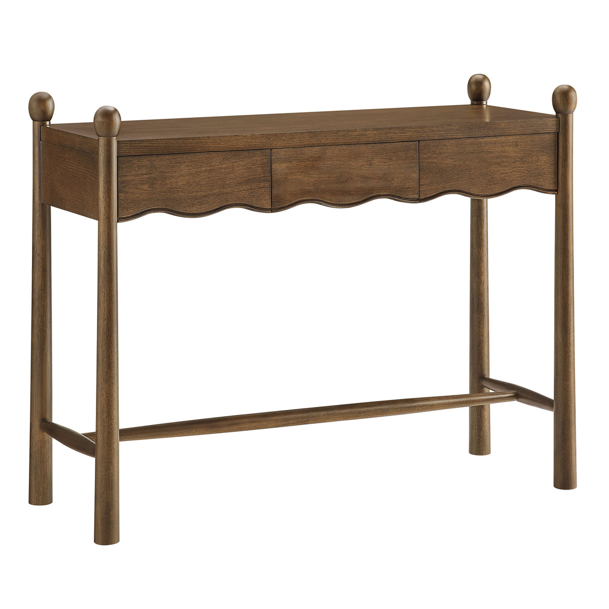 Darcy 44 Inch Wood Console Table - Walnut
