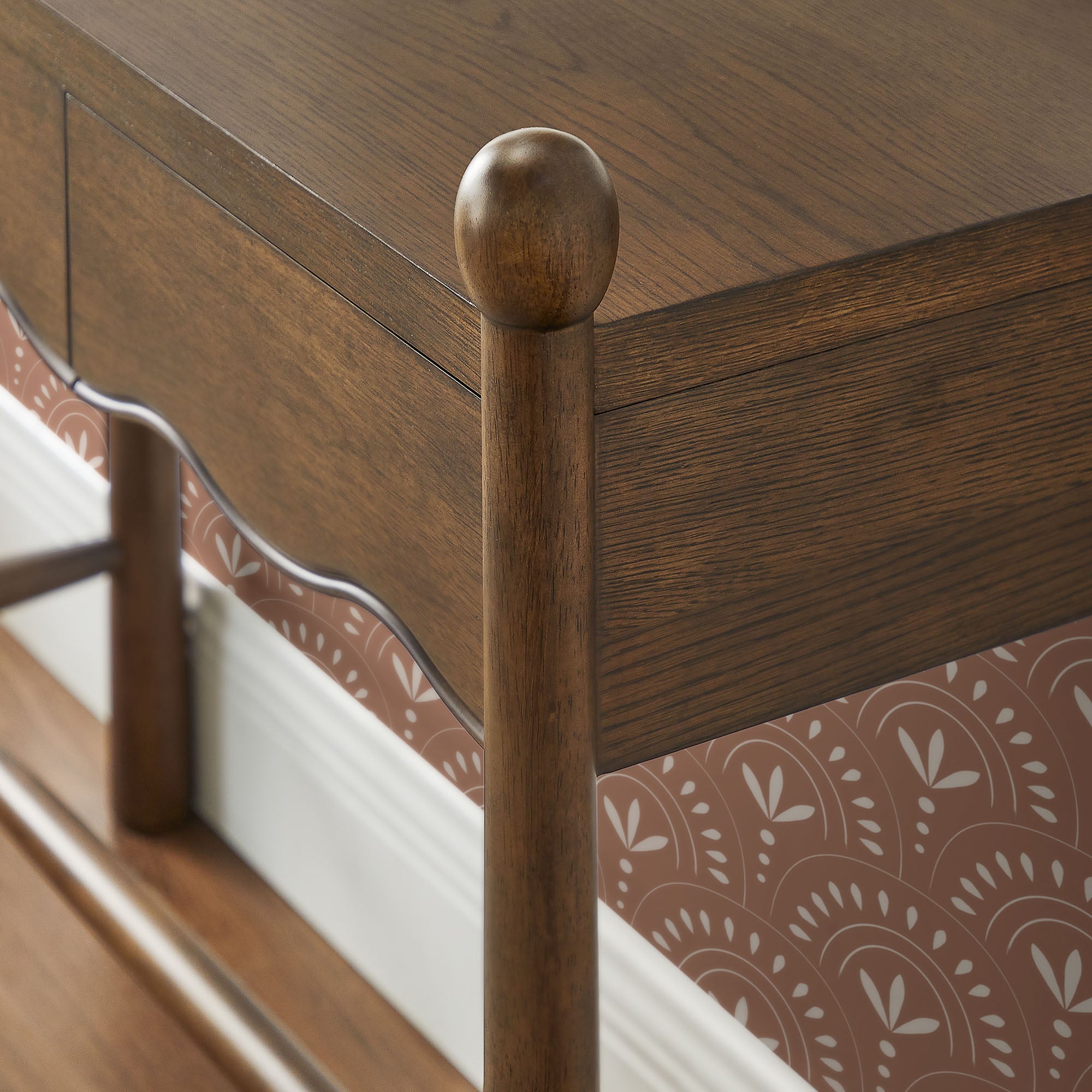 Darcy 44 Inch Wood Console Table - Walnut