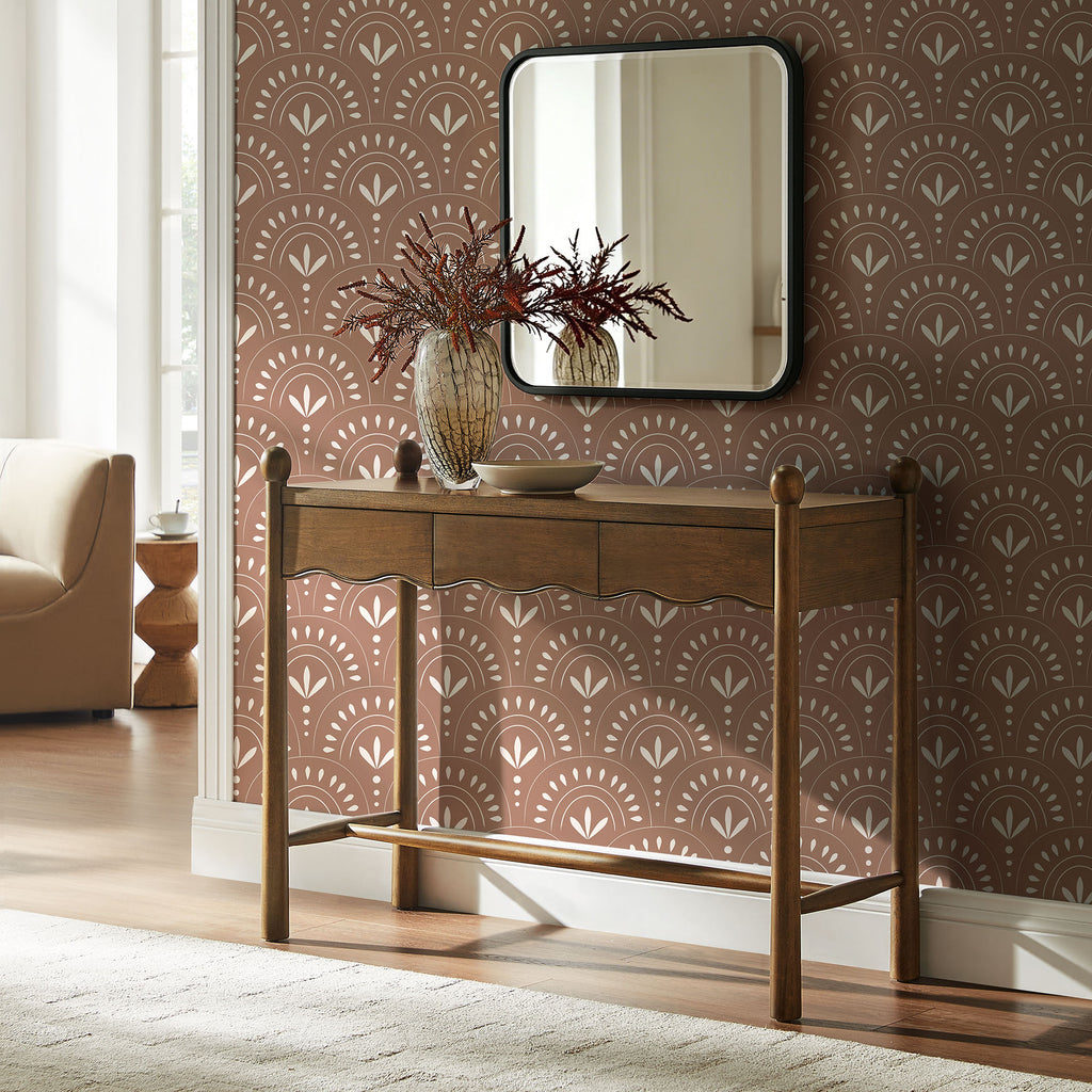 Darcy 44 Inch Wood Console Table - Walnut