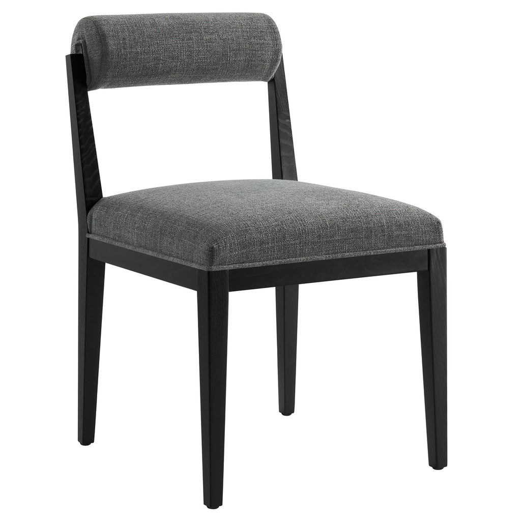 Kai Fabric Dining Chair Set of 2 - Charcoal