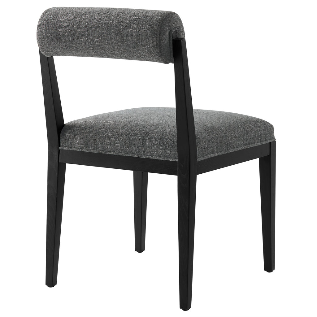Kai Fabric Dining Chair Set of 2 - Charcoal
