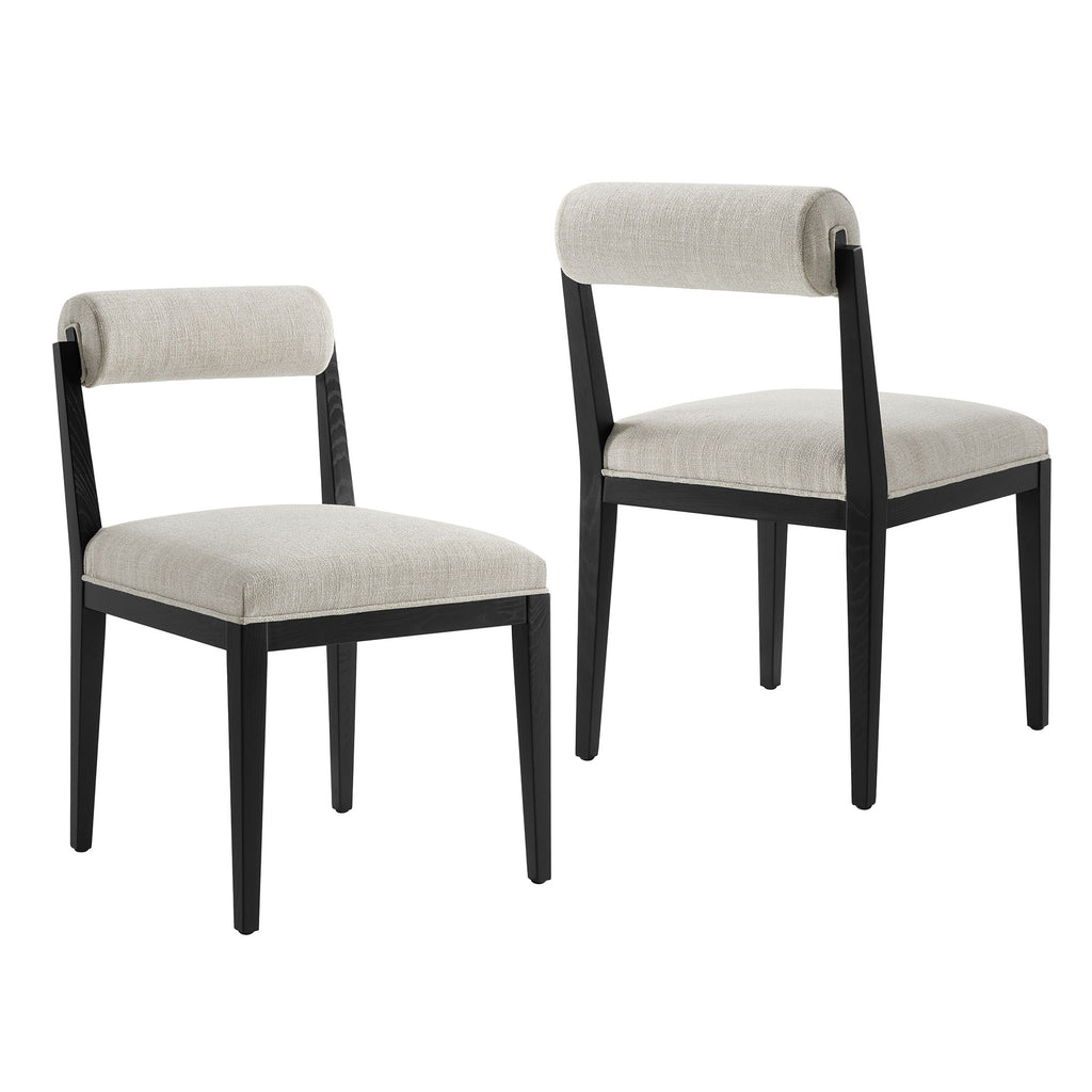 Kai Fabric Dining Chair Set of 2 - Linen