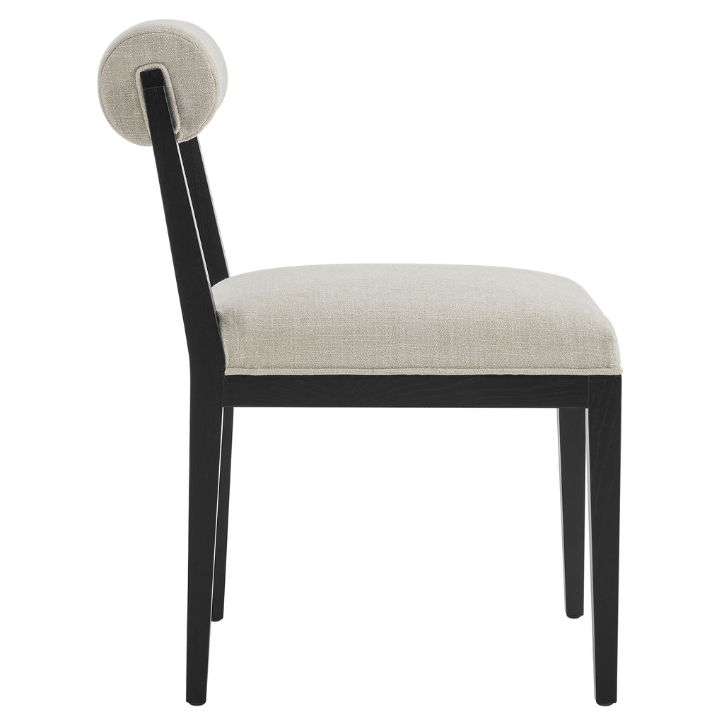 Kai Fabric Dining Chair Set of 2 - Linen