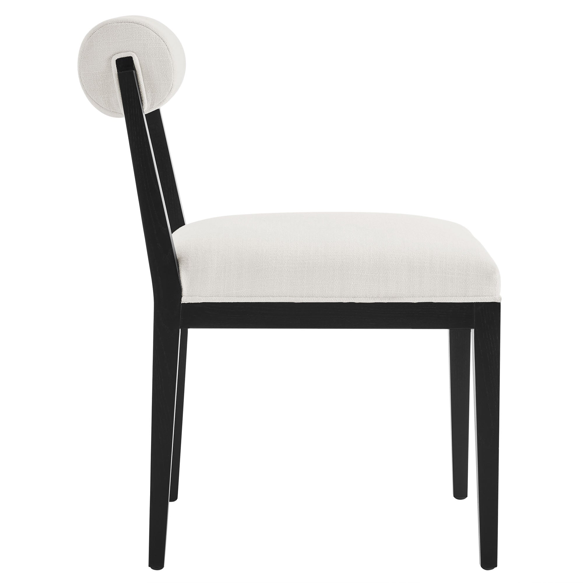Kai Fabric Dining Chair Set of 2 - Salt