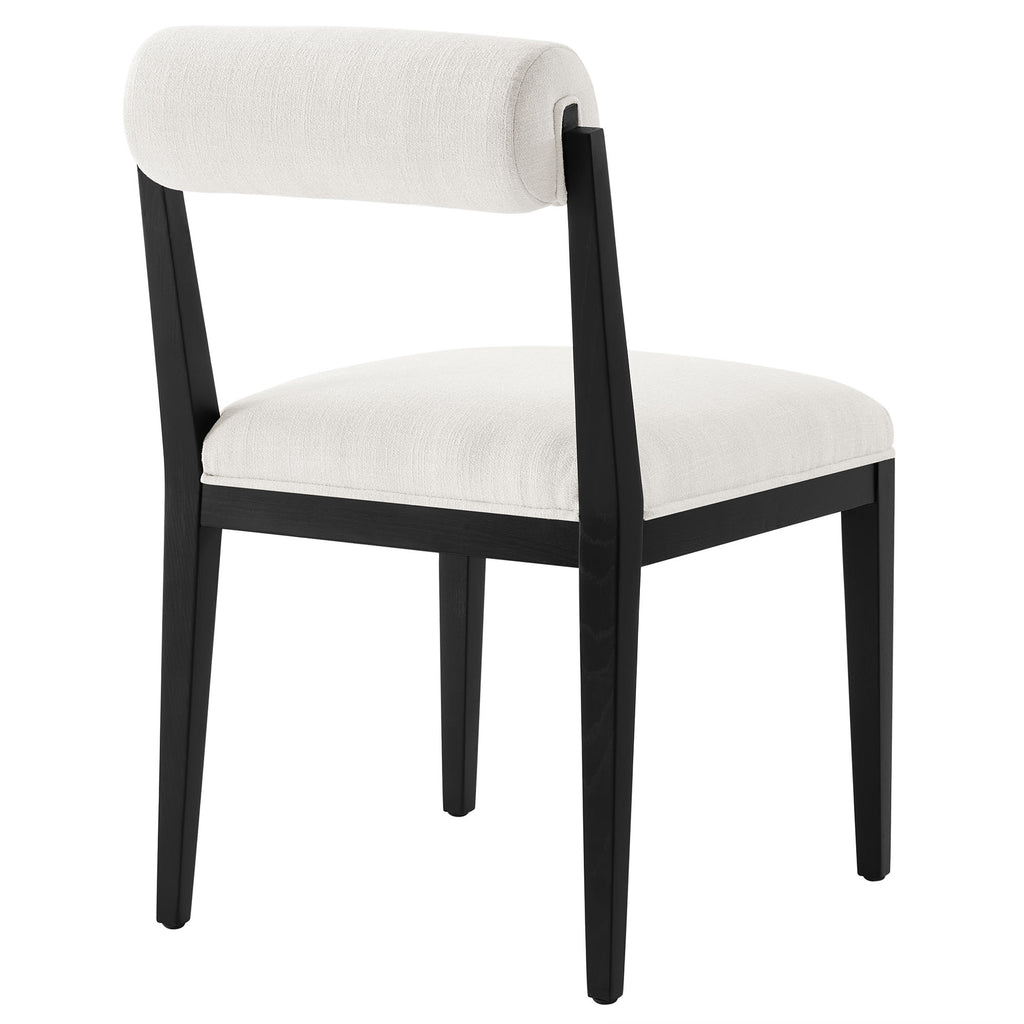 Kai Fabric Dining Chair Set of 2 - Salt