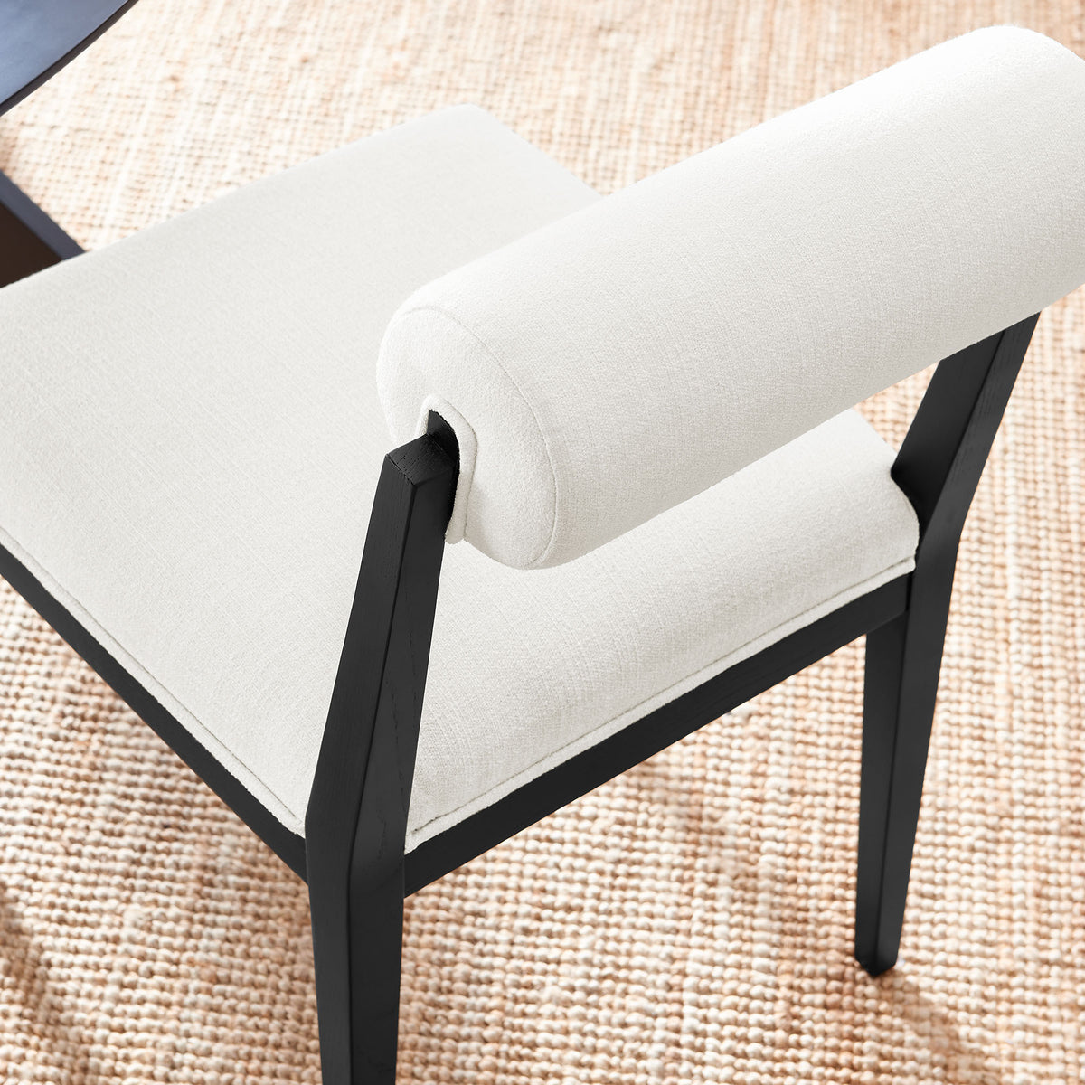 Kai Fabric Dining Chair Set of 2 - Salt