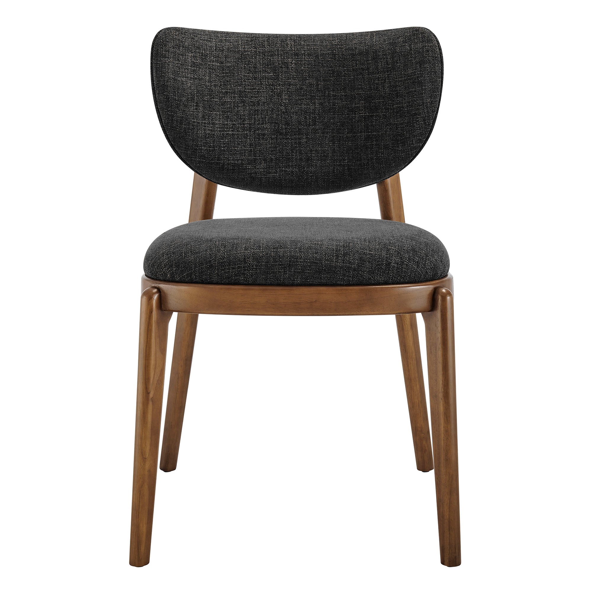 Fenwick Fabric Dining Chairs Set of 2 - Ebony