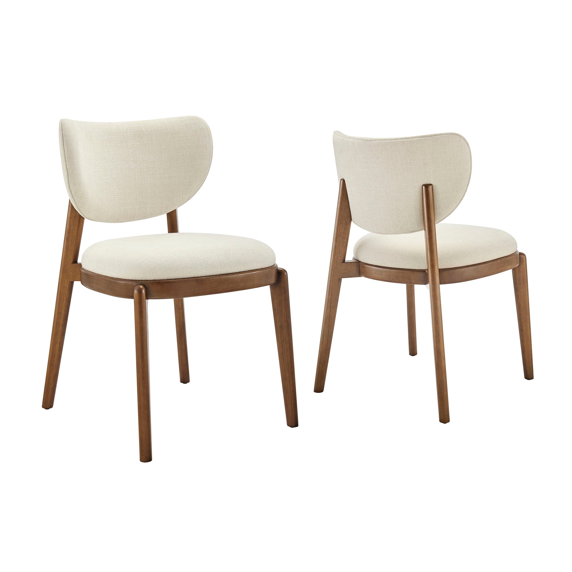 Fenwick Fabric Dining Chairs Set of 2 - Ecru