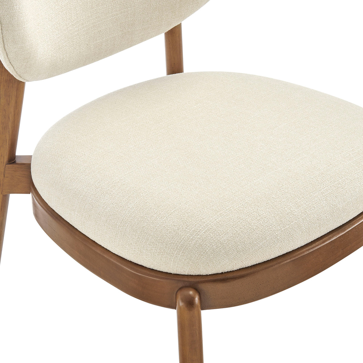 Fenwick Fabric Dining Chairs Set of 2 - Ecru