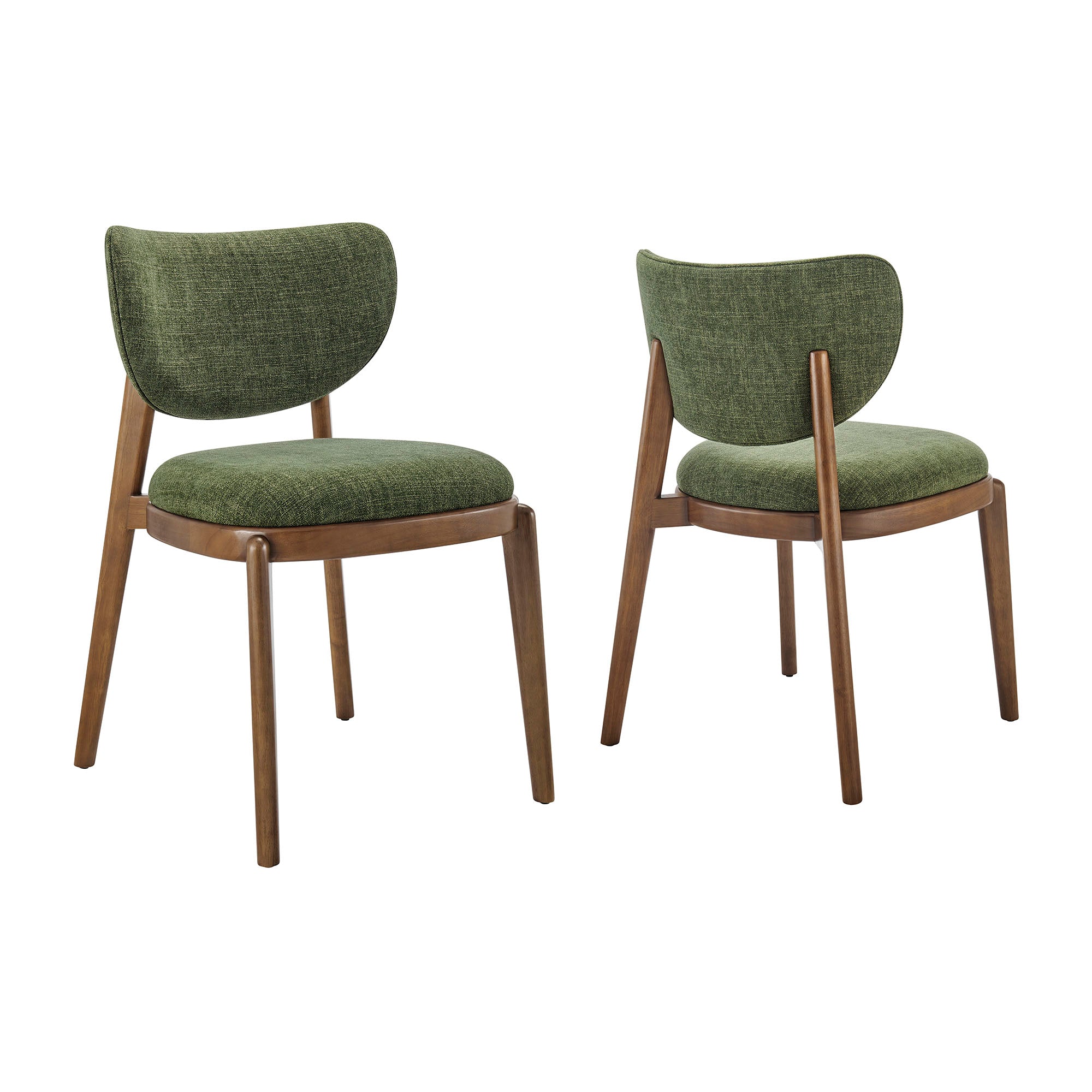 Fenwick Fabric Dining Chairs Set of 2 - Foliage