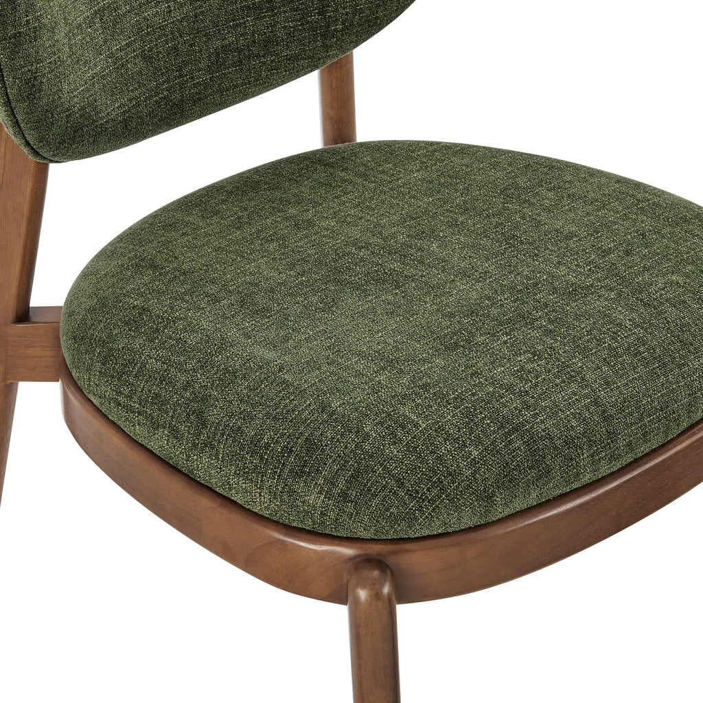 Fenwick Fabric Dining Chairs Set of 2 - Foliage