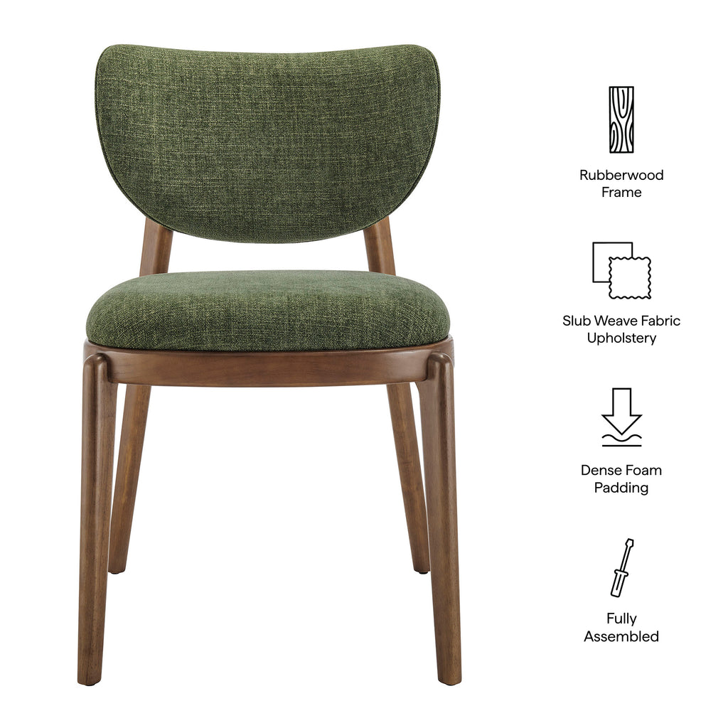 Fenwick Fabric Dining Chairs Set of 2 - Foliage