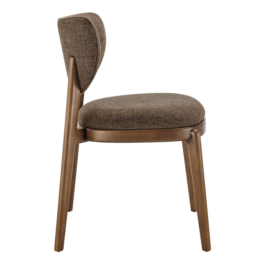 Fenwick Fabric Dining Chairs Set of 2 - Mocha