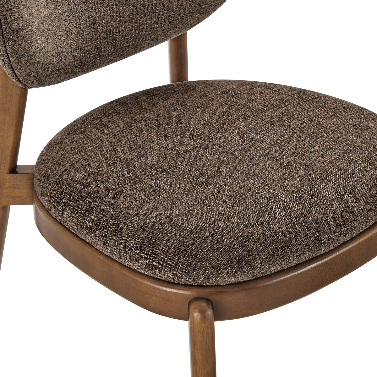 Fenwick Fabric Dining Chairs Set of 2 - Mocha